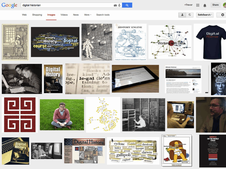 What google image search thinks digital historian looks like
